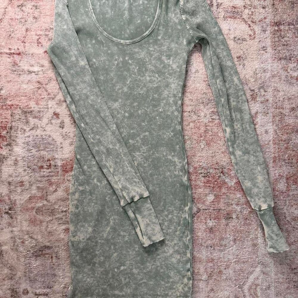 Forever-21 Women's Green and Blue Dress